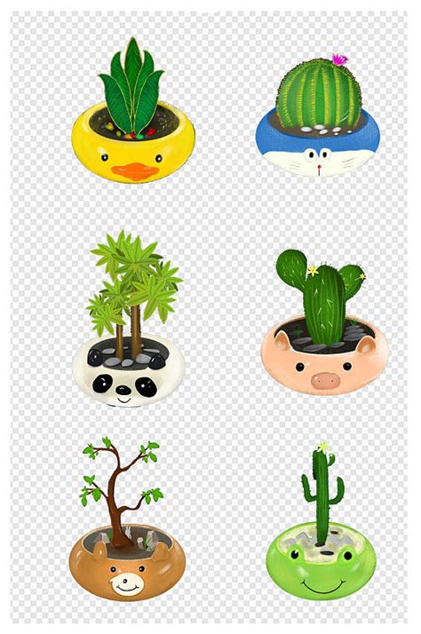卡通可爱植物图片-卡通可爱植物素材下载-众图网