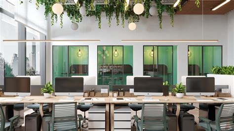 现代风格—绿|空间|室内设计|YH南 - 原创作品 - 站酷 (ZCOOL)