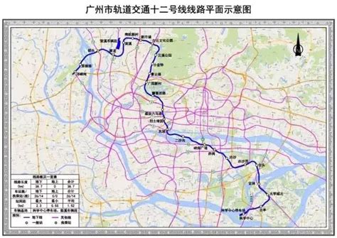 广州地铁12号线站点位置详情一览(图)- 广州本地宝