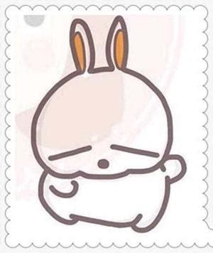 qq流氓兔头像,韩国卡通萌星眯着眼的流氓兔qq头像 - 个性8899头像网