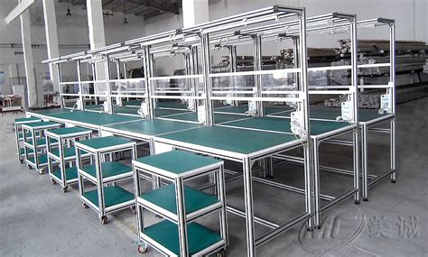 流水线铝型材 工业铝材展示架货架 铝合金工作台可定制-阿里巴巴