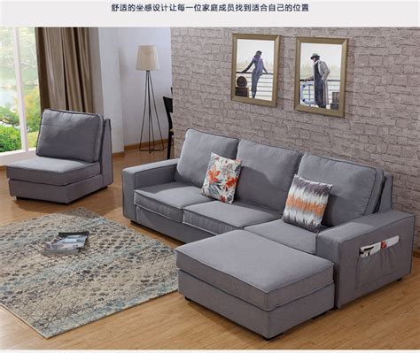 左右布艺沙发现代客厅一字型四人位可拆冼布沙发大户型沙发3506价格,图片,参数-家具客厅家具沙发-北京房天下家居装修网