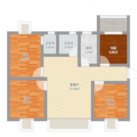[实景案例]92㎡两房两厅一厨一卫现代风格装修效果图__凤凰网
