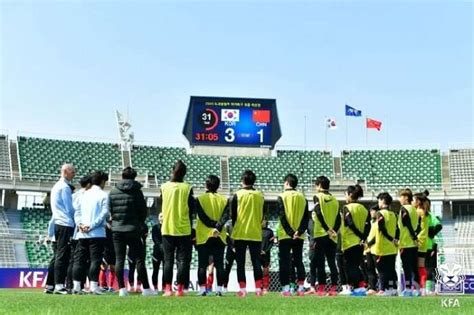 360体育-打脸！韩国女足赛前大屏幕显示3-1中国 结果中国队2-1获胜