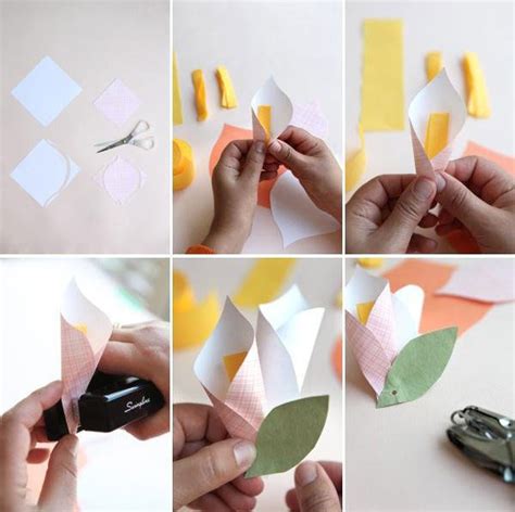 彩纸手工制作马蹄莲花束 - 折纸大全教程图解各种精彩的折纸教程 - 咿咿呀呀儿童手工网