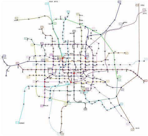 2020北京地铁线路图最新版高清大图 快收藏(图)- 北京本地宝