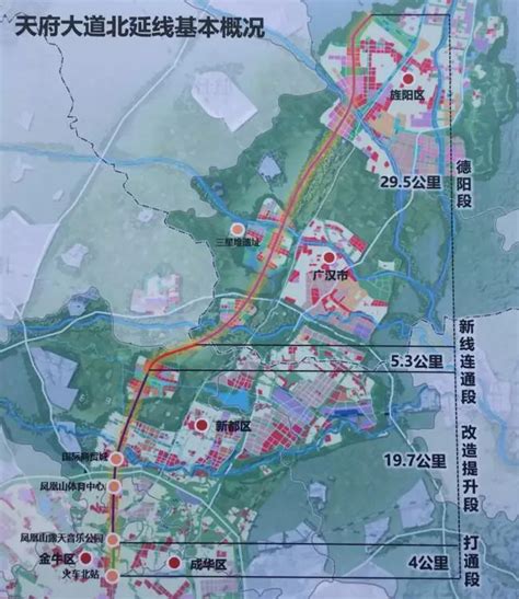 天府大道北延线三星堆示范段已初具雏形，成都段计划于2023年完工|界面新闻