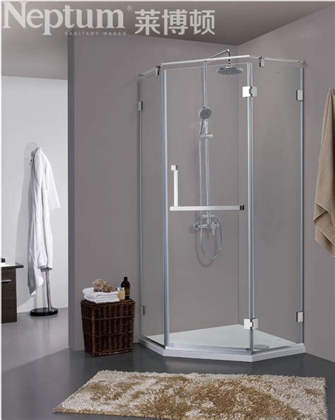 现代简约风钻石型淋浴房 浴室304不锈钢哑黑边框推开门淋浴房 - Powered By ALUS
