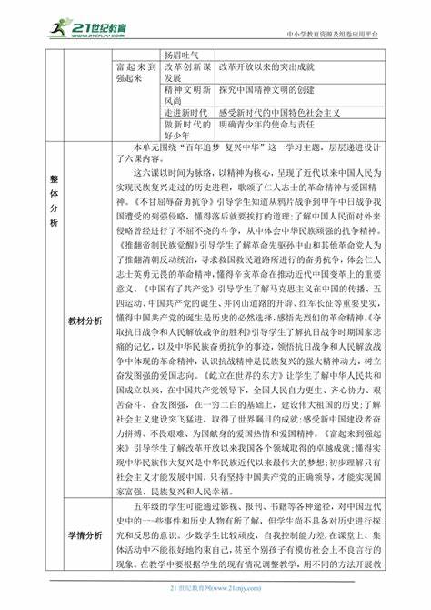 大单元教学的反思与建议