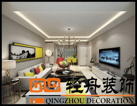 大上海两室两厅一卫装修案例_图片案例 - 昌吉轻舟装饰官网-