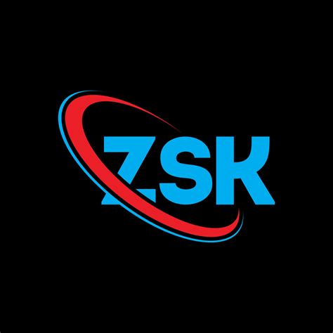 logotipo de zsk. letra zsk. diseño del logotipo de la letra zsk ...