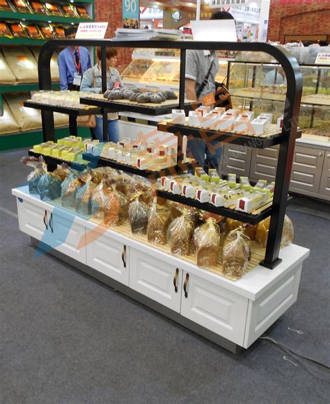 烘焙展示柜,烘焙展示柜摆吃的,烘焙面包展示柜厂家_大山谷图库