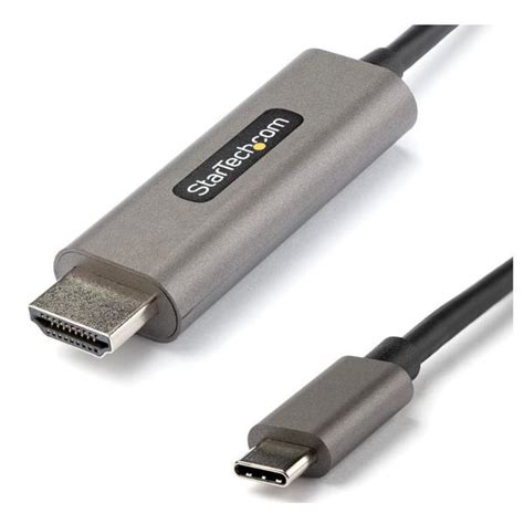 Cablu StarTech CDP2HDMM1MH, HDMI, USB Type-C, 4k, 1m (Negru/Gri ...
