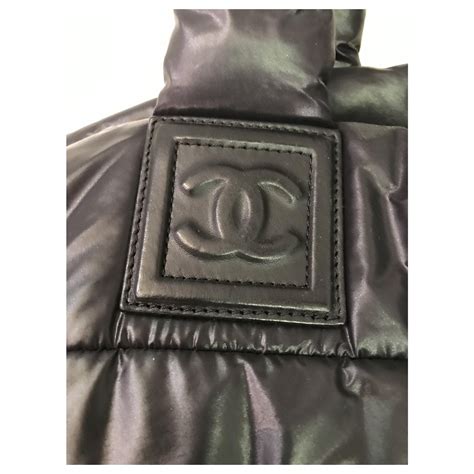 Chanel tote Black Nylon ref.228534 - Joli Closet