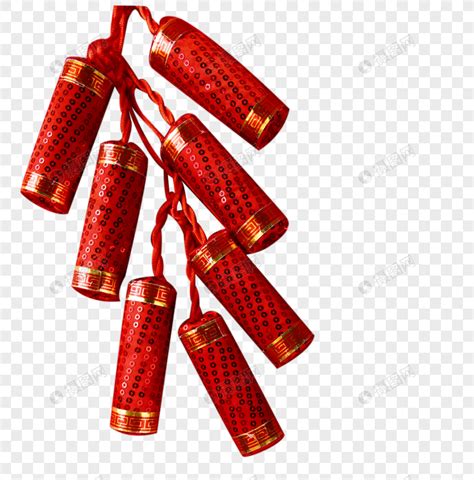 新年习俗红色放鞭炮素材图片免费下载_PNG素材_编号18mipod9n_图精灵