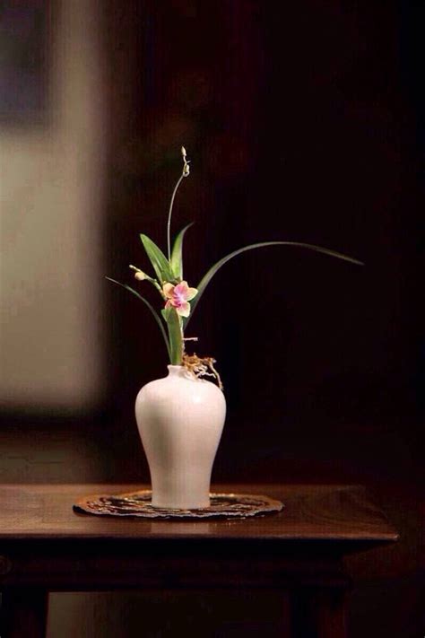中式插花图片