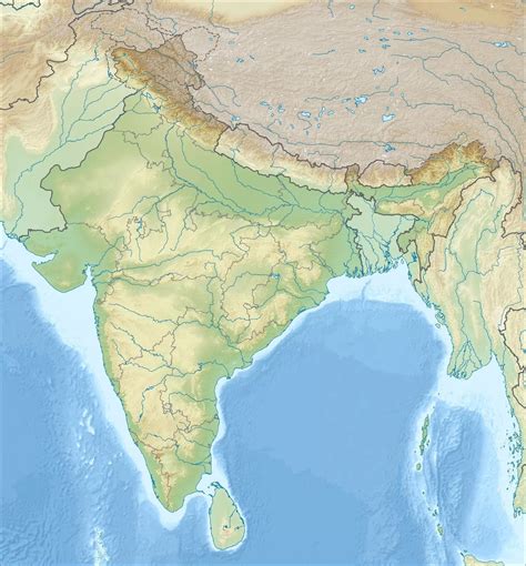 印度地形图 - 印度地图 - 地理教师网
