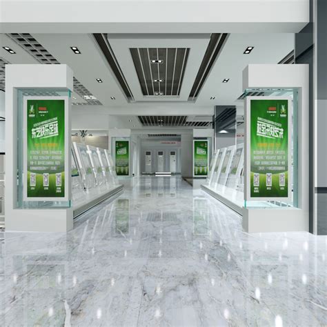 广东清远东芝展厅项目设计-装修效果图 - 工装案例 - 河南天恒装饰公司