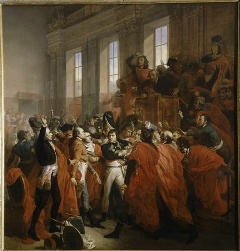 Bonaparte au Conseil des Cinq-Cents à Saint-Cloud, 10 novembre 1799 ...