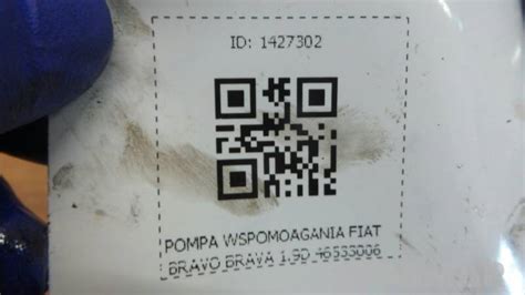 46533006 POMPA WSPOMOAGANIA FIAT BRAVO BRAVA 1.9D - Pompy hamulcowe ...