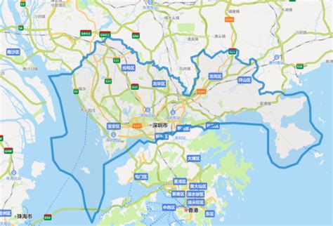 深圳旅游地图图片