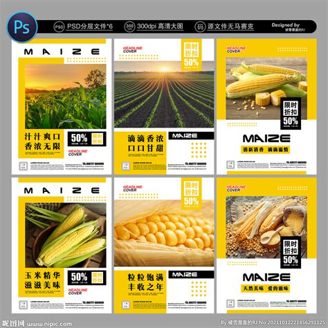 玉米设计图__展板模板_广告设计_设计图库_昵图网nipic.com