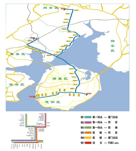 厦门公交线路调整2021：8月31日起 岛内5条公交线路调整 - 厦门便民网
