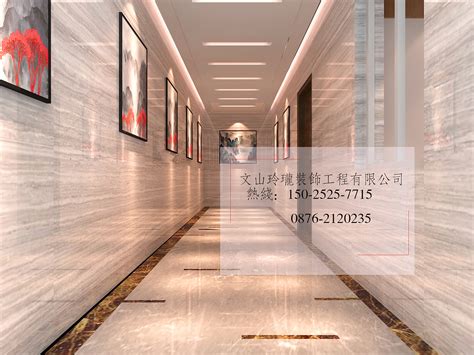云南文山现代风格办公室装修设计效果图 – 昆明世筑装饰公司