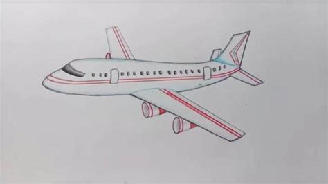 儿童科技简笔画图片教程之可爱小飞机的画法 肉丁儿童网