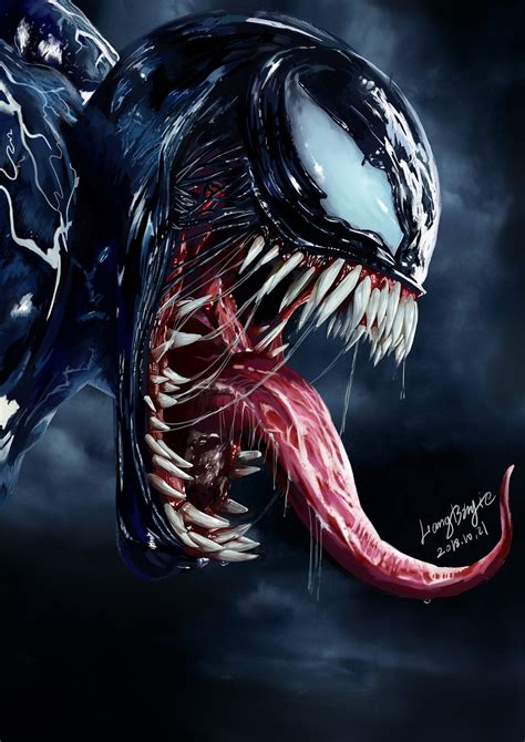 美国漫画英雄-毒液-Venom|三维|人物/生物|nintendoact - 原创作品 - 站酷 (ZCOOL)
