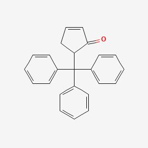 5-Tritylcyclopent-2-en-1-one | C24H20O | CID 46193592 - PubChem