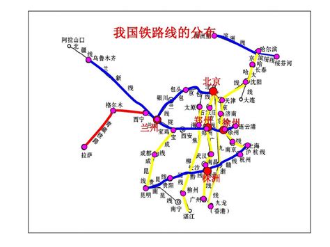 铁路网地图图片