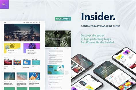 Insider-当代杂志和博客主题 - 云典网