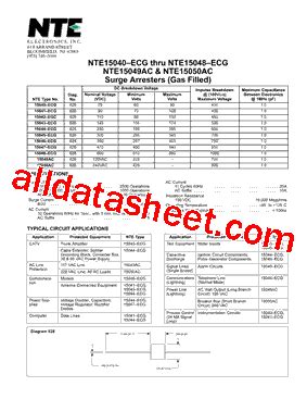 15042-EGC Datasheet(PDF) - NTE Electronics