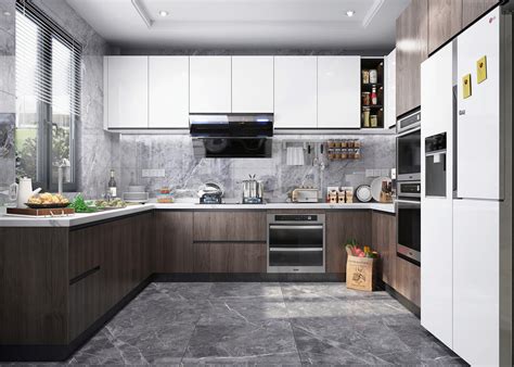 已处理 现代风格厨房橱柜-室内设计-拓者设计吧