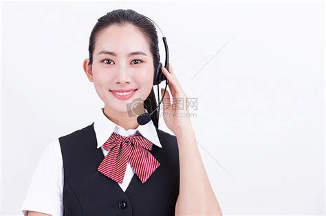 职业美女客服接听电话高清图片下载-正版图片500517163-摄图网