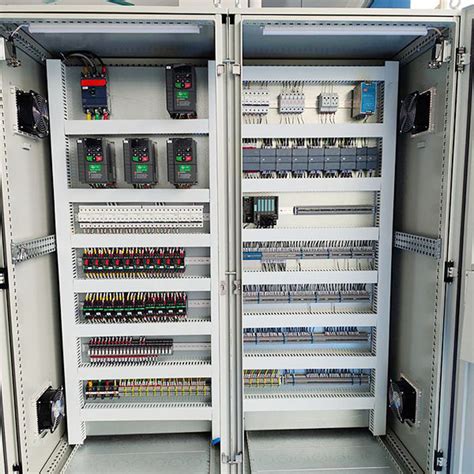 双开门PLC变频控制柜_西门子S1200PLC_标准制造_按需定制-东莞市优控机电设备有限公司