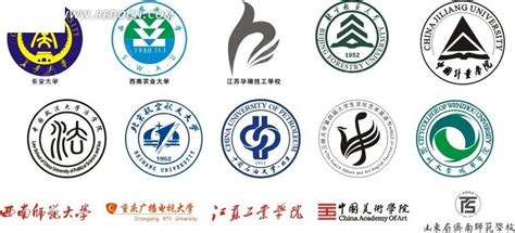 各大高校标志CDR文件素材免费下载_红动中国