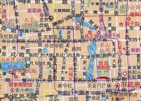 北京游玩地图图片