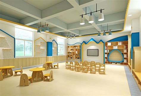 幼儿园图书馆设计 2017|空间|室内设计|WU_57 - 原创作品 - 站酷 (ZCOOL)