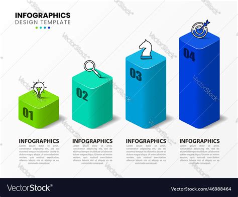 Infographic design template creative concept Vector Image