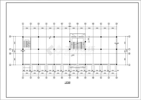 三层框架综合门市楼结构图（含说明）_框架结构商场_土木在线
