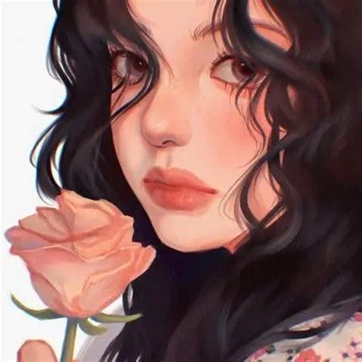 甜美女生头像超火动漫