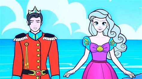 剪纸动画：美人鱼救了王子，他误以为是别的姑娘，太伤美人鱼心了