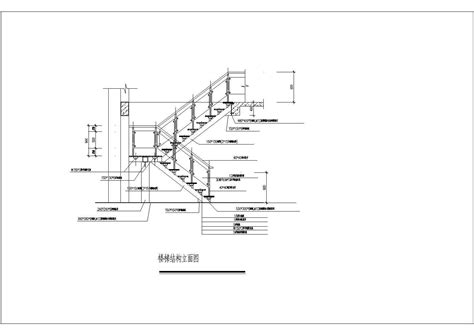 钢结构楼梯施工CAD节点详图_节点详图_土木网