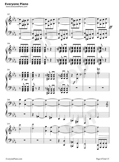 命运之手（贝多芬“命运交响曲”主题合唱、五线谱）-简谱歌谱乐谱-找谱网