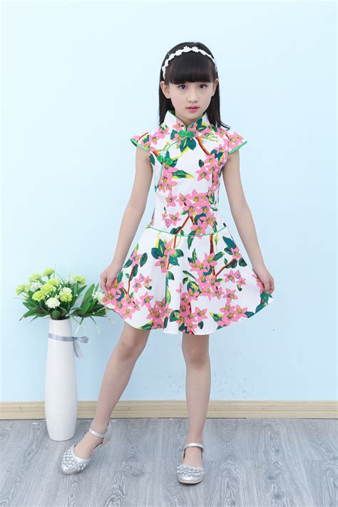 女童夏装连衣裙2021新款中童公主裙洋气十岁小女孩儿童雪纺长裙子-阿里巴巴