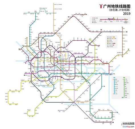 广州地铁 - 地铁线路图