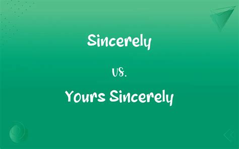 Sincerely vs. Yours Sincerely: What’s the Difference?