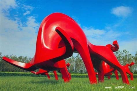 宝鸡环美制作 宝鸡艺术景观 宝鸡红色造型雕塑 宝鸡城市艺术景观-服务项目-宝鸡市景色恒美广告有限公司